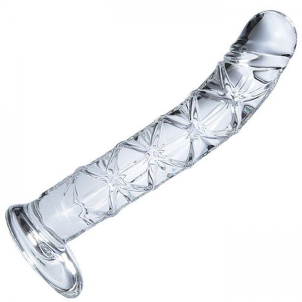 Icicles No 60 Glass Spiral Textured Dildo