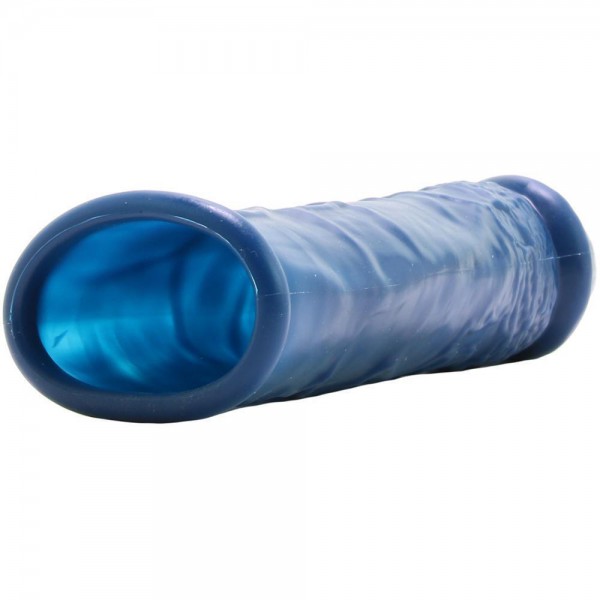 The Great Extender 6 Inch Blue Silicone Penis Sleeve for Men