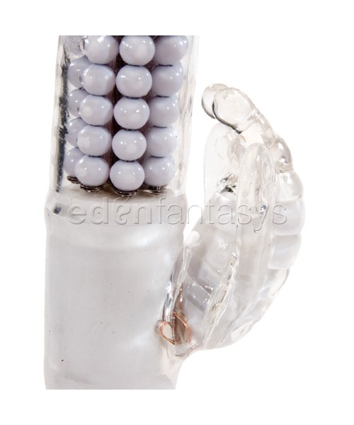 Rechargeable beaded butterfly