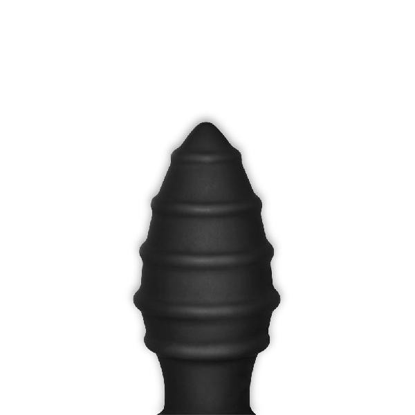 Ass-Rasca Vibrating Plug Combo Black
