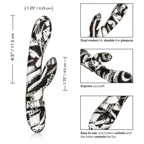 Hype - Dual Wand Rabbit Vibrator