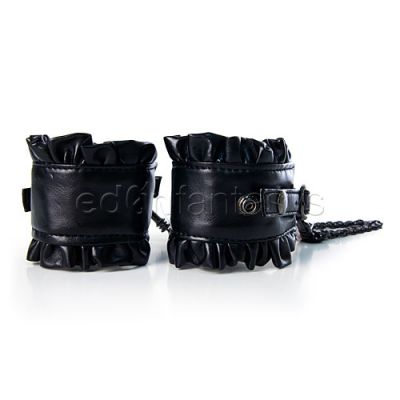 Good girl bad girl wrist cuffs