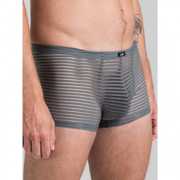 LHM Stripe Grey Mesh Boxer Shorts