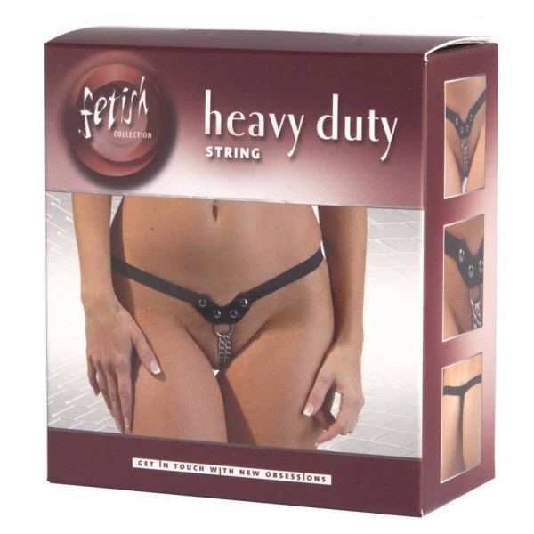 Female Chain G-String with Elasticated Straps