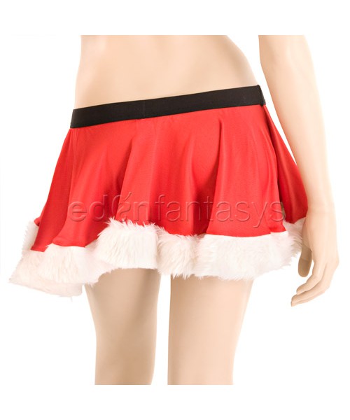 Santa top and skirt costume
