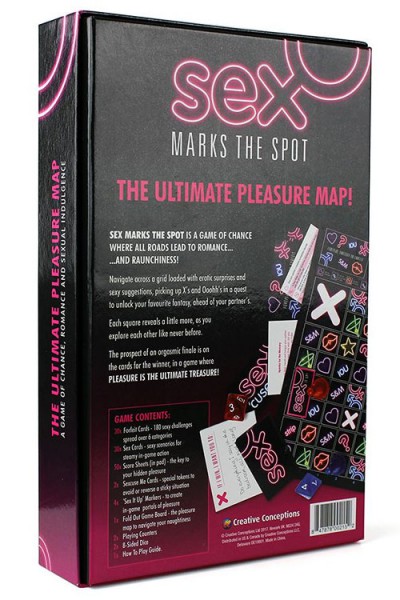 Creative Conceptions Sex Marks The Spot Couple's Board Game