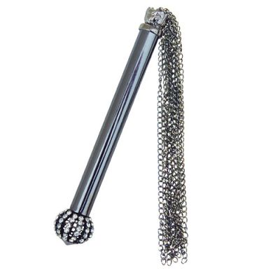 Midnight jeweled chain tickler
