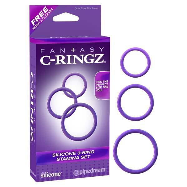 Fantasy C-Ringz Silicone 3-Ring Stamina Set
