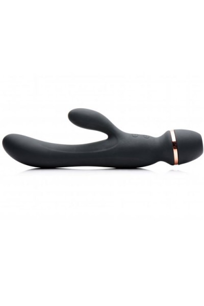 Inmi 8.75" 3-In-1 Rabbit Vibrator with Clitoral Suction