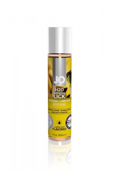 Jo H2O Flavoured Lube - Banana Lick (30ml)