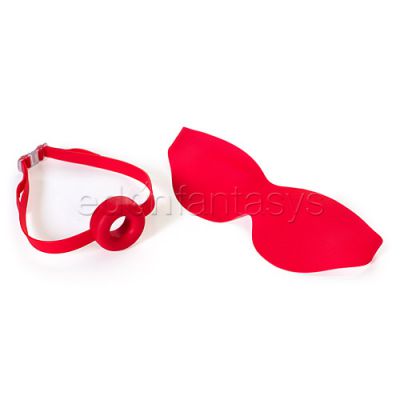 Fetish Fantasy Elite large open mouth gag and mask