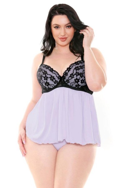 Curve - Adeline Babydoll & G-String (1X/2X)