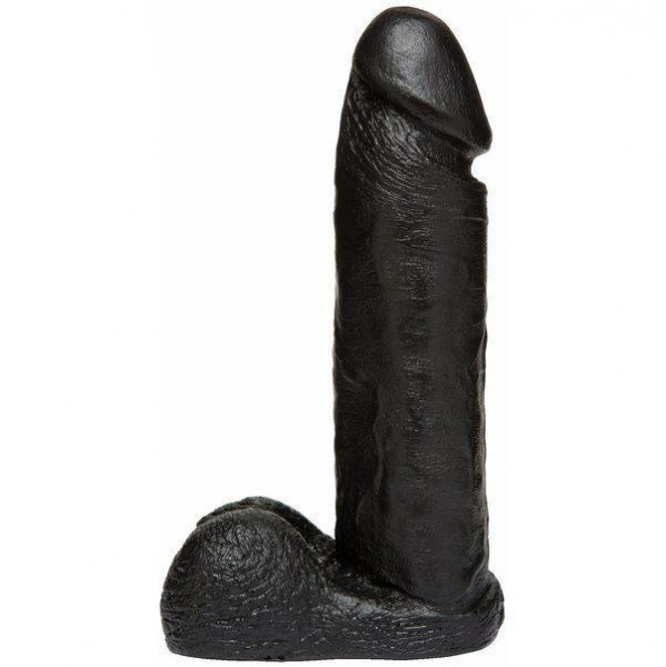 Vac U Lock Attachment - Code Black Realistic Cock With Balls