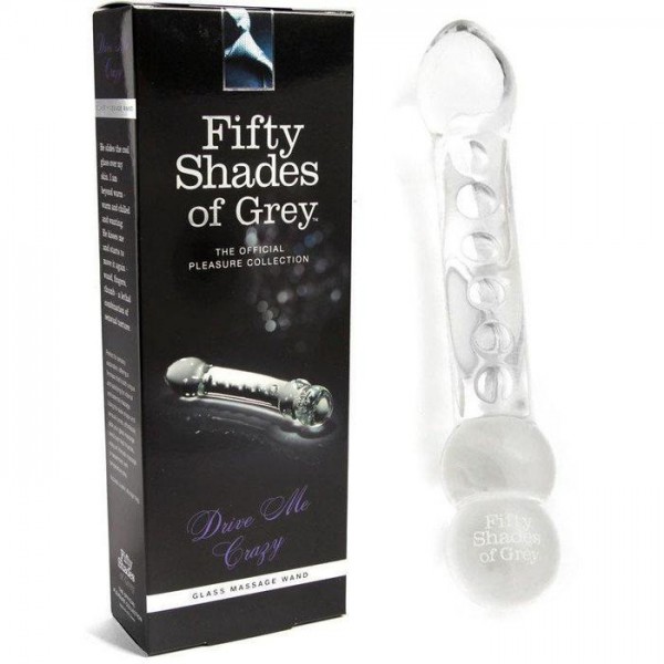 Fifty Shades Drive Me Crazy Glass Wand