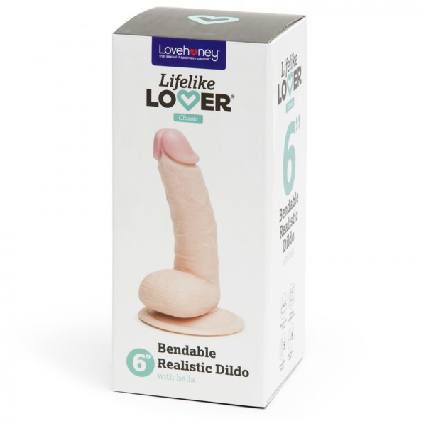 Lifelike Lover Classic Posable Realistic Dildo 6 Inch