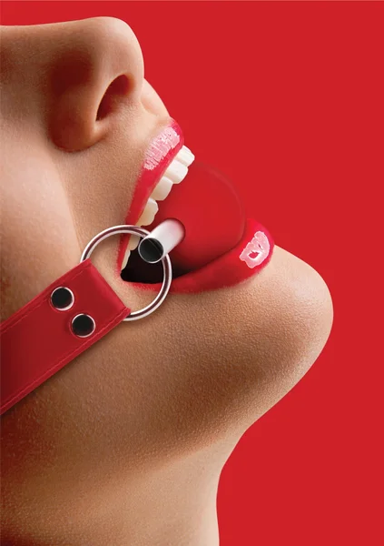 Solid Ball Gag - Red — image 10 of 12