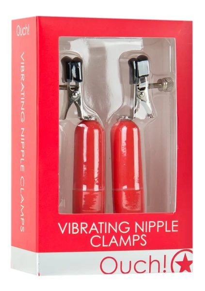 Vibrating Nipple Clamps - Red — image 7 of 7