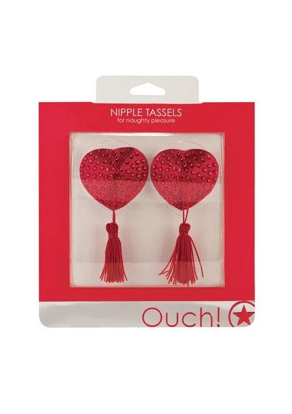 Nipple Tassels - Heart - Red — image 10 of 10