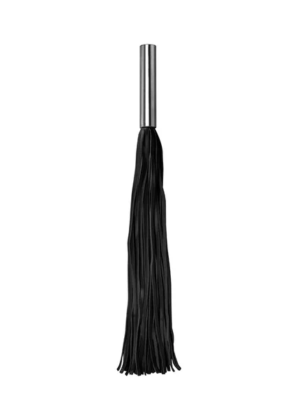 Leather Whip Metal Long - Black — image 7 of 8