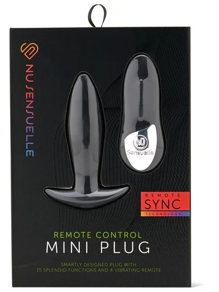 NU Sensuelle Mini Plug 15 Function Black — image 13 of 14