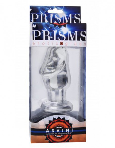 Prisms Erotic Glass Asvini Glass Penis Anal Plug — image 4 of 6