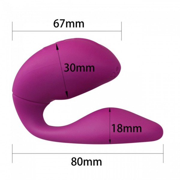O-Sensual Double Rush Couples Vibrator