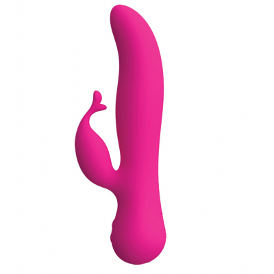 The Kissing Swan Luxury Silicone Rabbit Vibrator