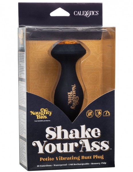 Naughty Bits Shake Your Ass Petite Vibrating Butt Plug