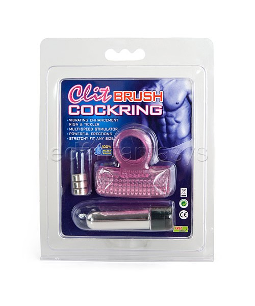 Clit brush cockring
