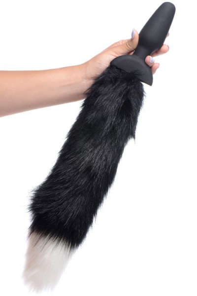 Tailz Wagging & Vibrating Fox Tail 5" Butt Plug With Remote