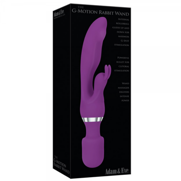 Adam & Eve - G-Motion Rabbit Wand Dual Vibrator