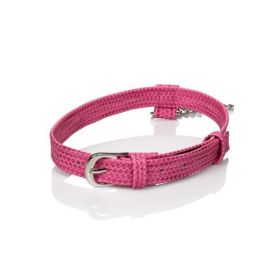 California Exotic Glittery Vegan Leather Collar with Leash