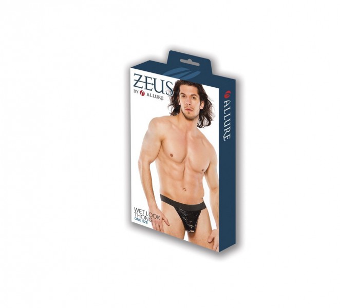 Allure Zeus Wet Look Thong for Men