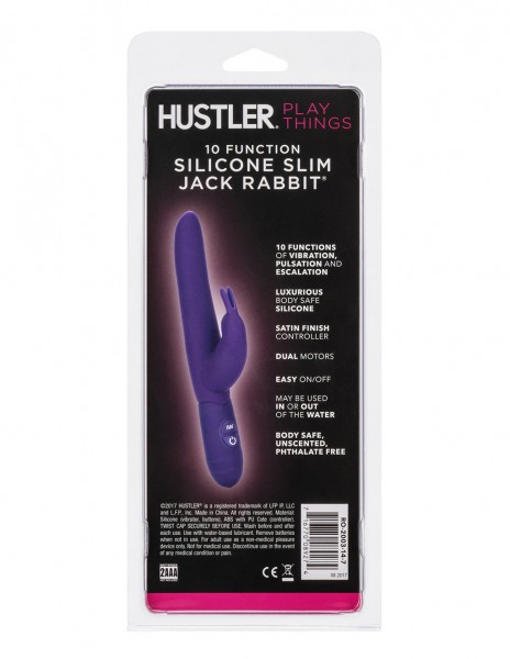 Hustler Playthings Slim Jack Rabbit Vibrator