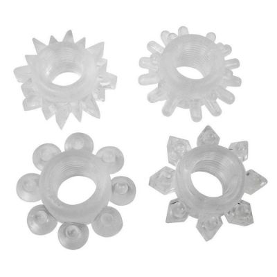 Textured Cock Ring Set Have Rock Hard Long Lasting Erections