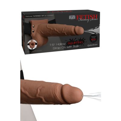 Pipedream 7 Hollow Squirting Strap On With Balls