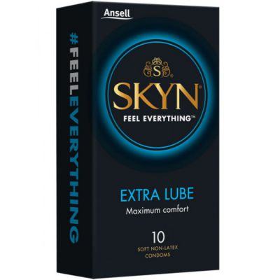 Ansell Lifestyles Skyn Extra Lubricated Latex Free Condoms 10 Pack