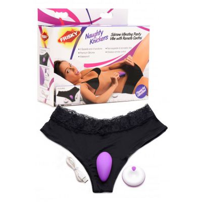 Frisky USB Rechargeable Vibrating Lace Trimmed Panty