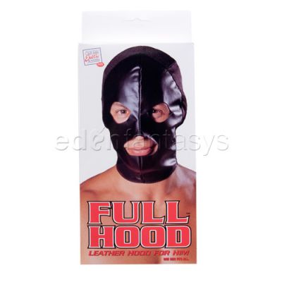 Leather hood man