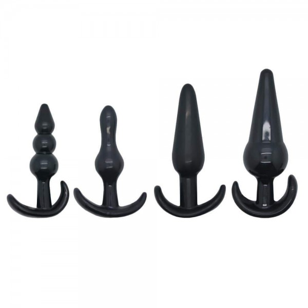 4-Piece Anal Plug Set