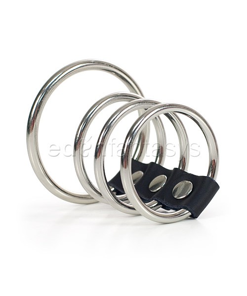 Sex and Mischief four ring cock cage