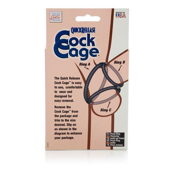 Quick release cock cage