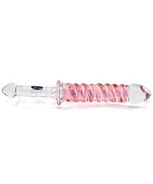 Gold spiral wrapped baton