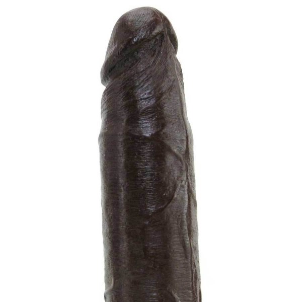 The Perfect 8 Inch Realistic Black Hollow Strap On Sleeve for Men by Dr. Love