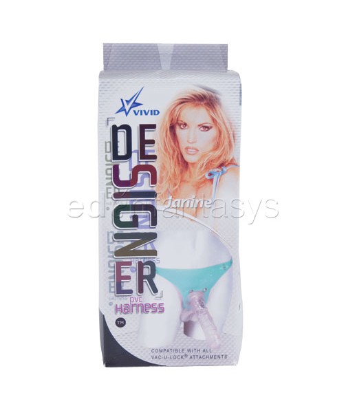 Vivid girls designer harness Janine