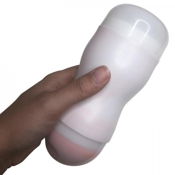 Tight Vibrating Pussy Stroker - Super Realistic Entry!