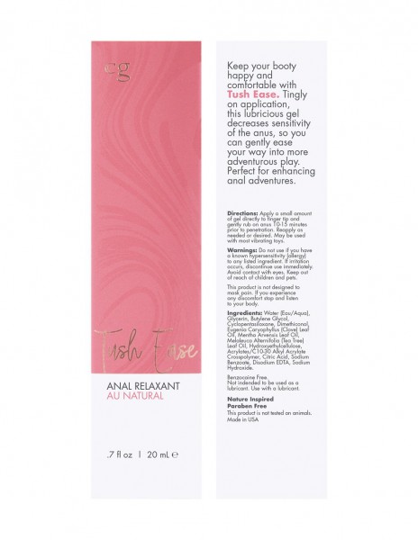CG Tush Ease Anal Relaxant Au Natural