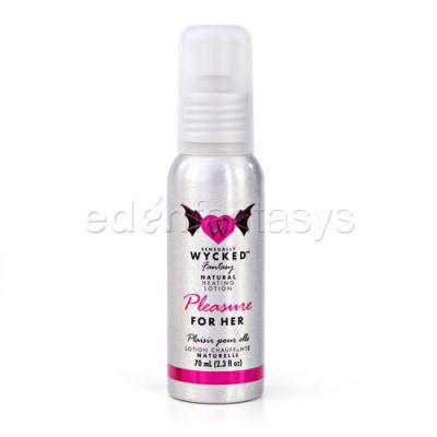 Sensually wycked heating lotion for her