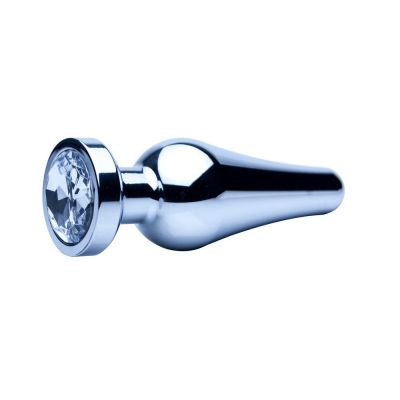 Precious Metals Medium Silver Smooth Anal Plug