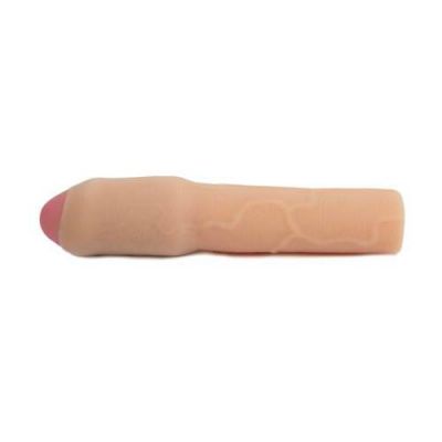 Cyberskin Uncut Penis Extension Xtra Thick Flesh 7 75 Inch